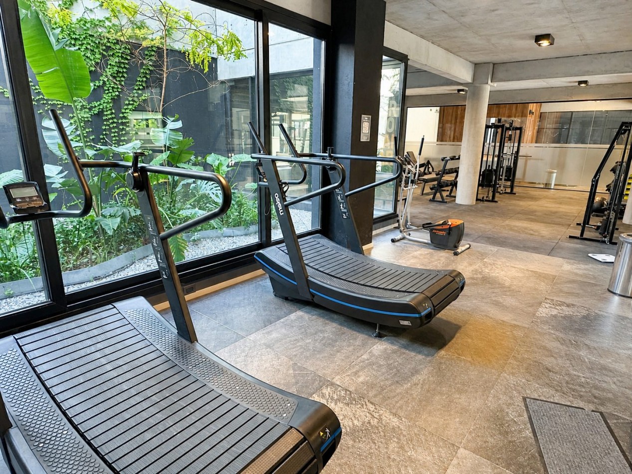 Departamento en alquiler de verano - Kalem I - Frontera Pinamar - Amenities, cochera, piscina, gimnasio, sauna
