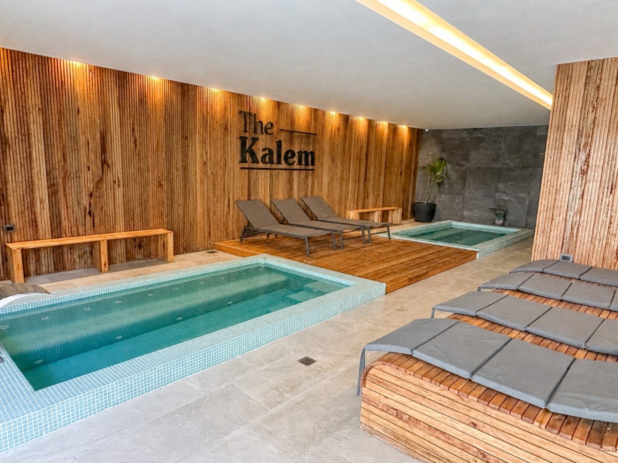 Departamento en alquiler de verano - Kalem I - Frontera Pinamar - Amenities, cochera, piscina, gimnasio, sauna