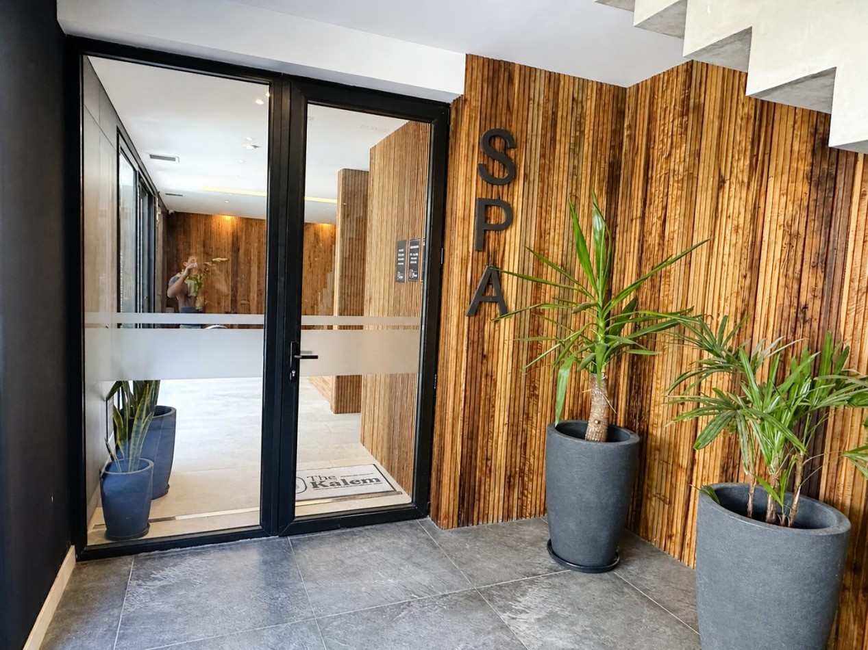 Departamento en alquiler de verano - Kalem I - Frontera Pinamar - Amenities, cochera, piscina, gimnasio, sauna