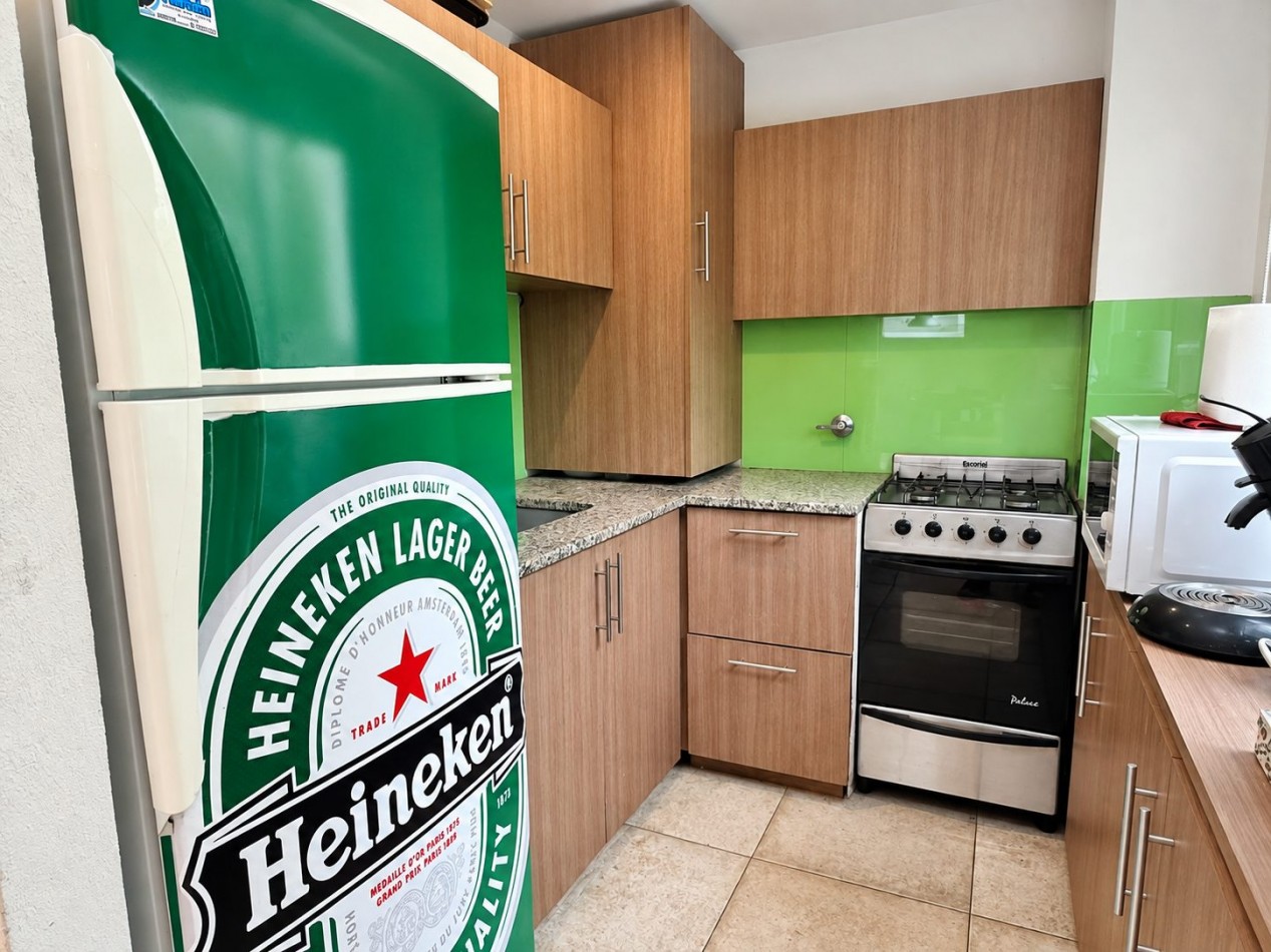 Alquiler de verano Triplex en Pinamar, 5 personas, con pileta, cochera, cerca del centro 