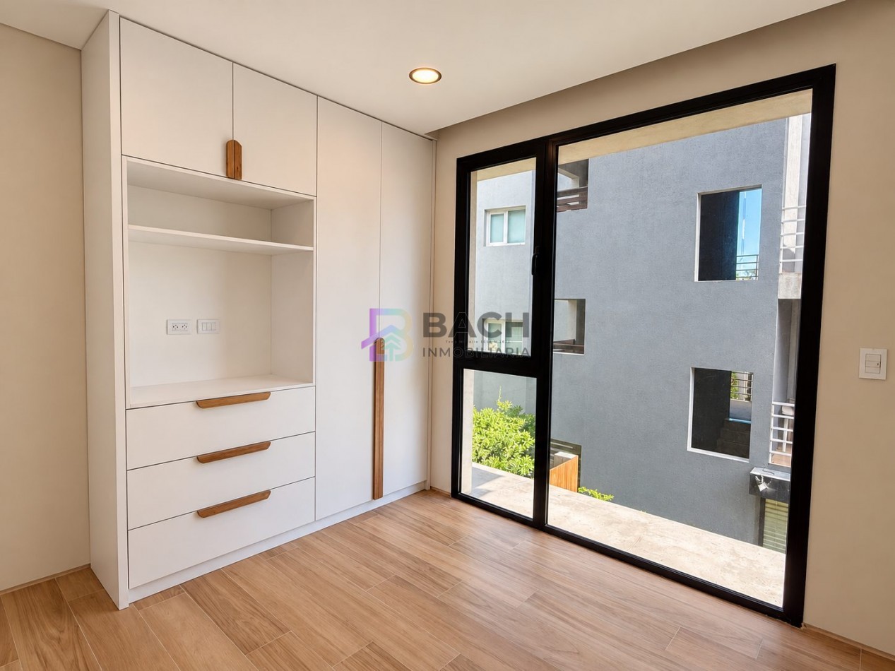 Departamento 3 ambientes a la venta en Pinamar, moderno con gas natural y cochera 