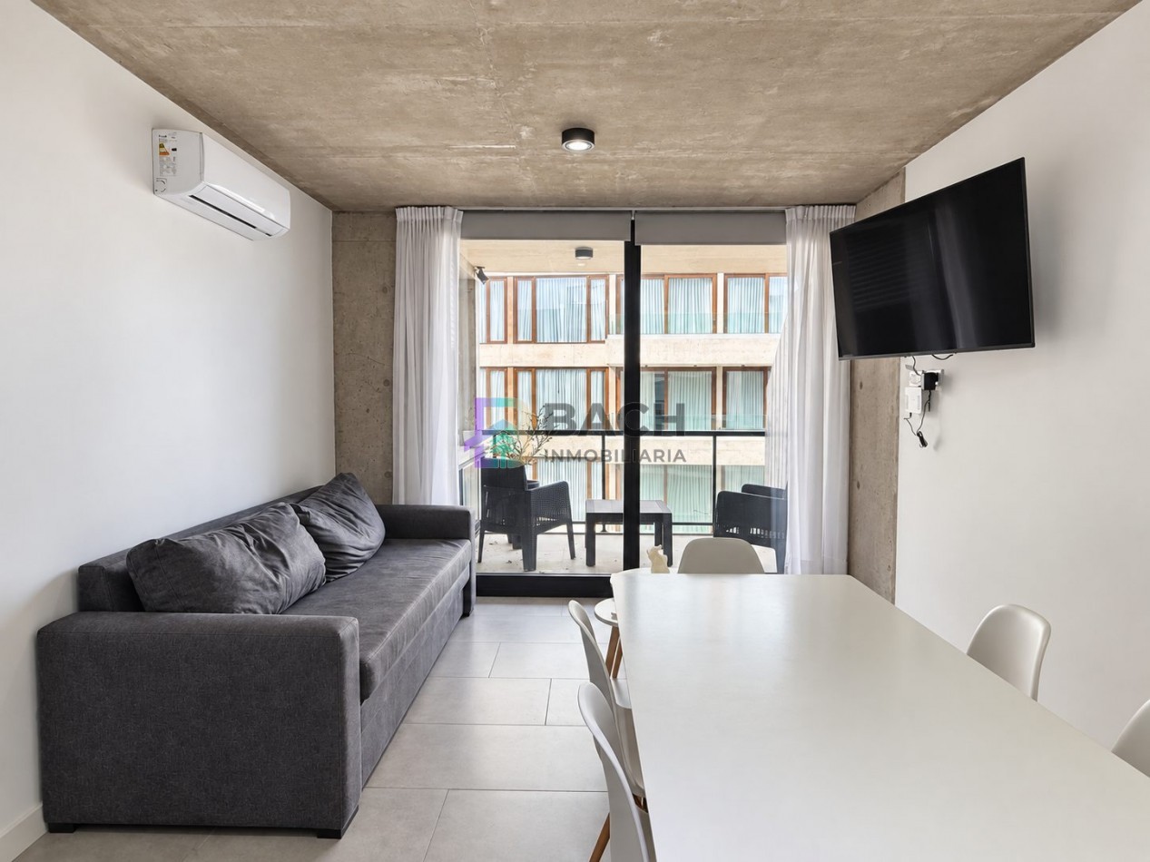 Venta departamento 2 ambientes modeno en pinamar, con cochera y baulera