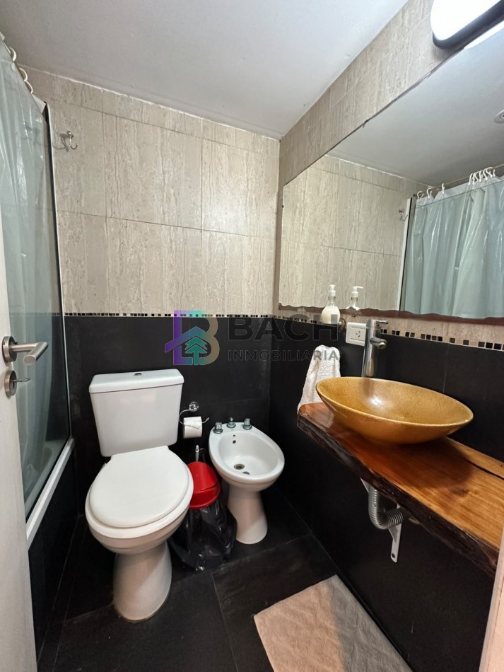 Departamento en alquiler de verano por semana cerca del mar, 2 ambientes con balcon para cuatro personas UF 1
