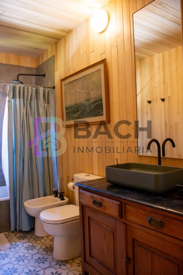 Casa en alquiler semanal para 6 personas en pinamar norte, con pisicina climatizada 