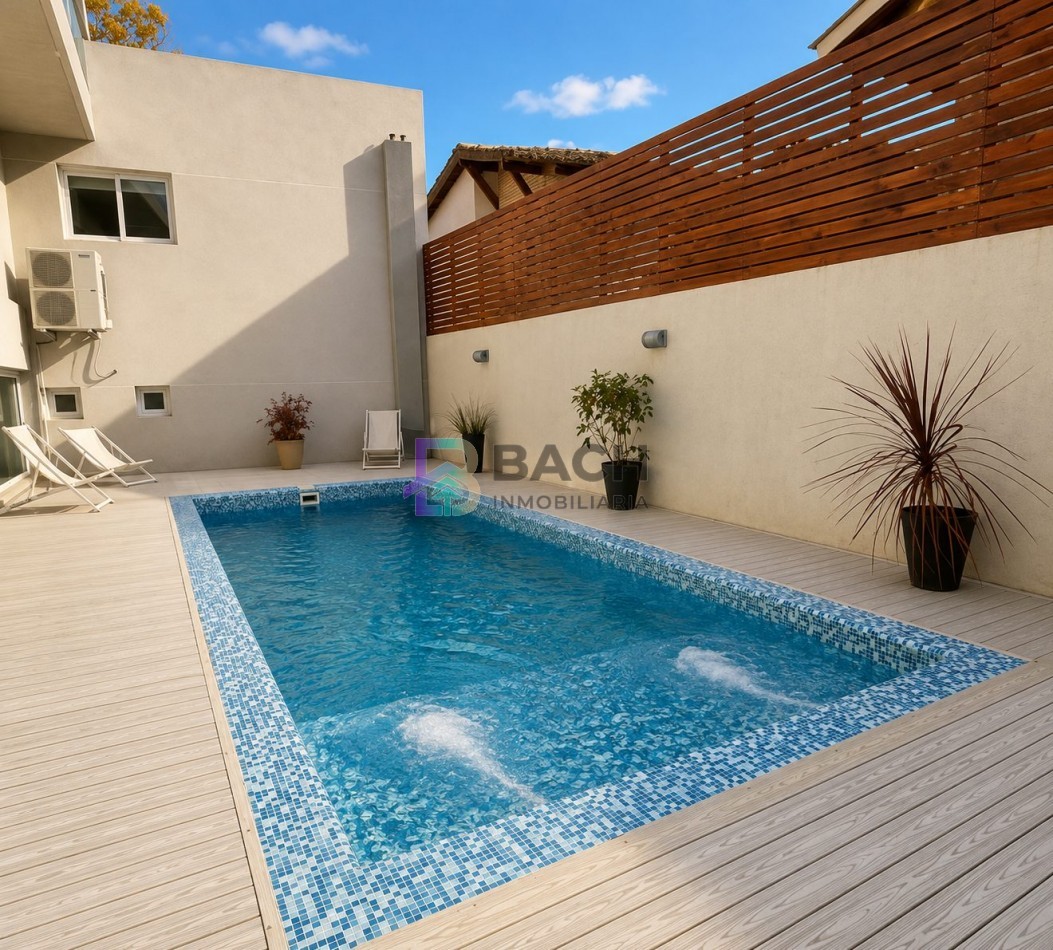 Moderno departamento 3 ambientes a la venta en Pinamar con cochera