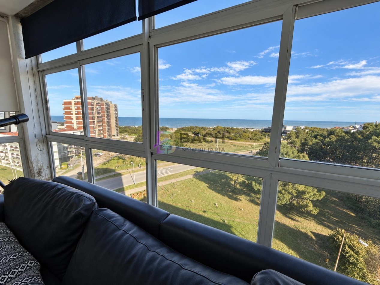 Departamento 4 ambientes con vista franca al mar en Pinamar sur