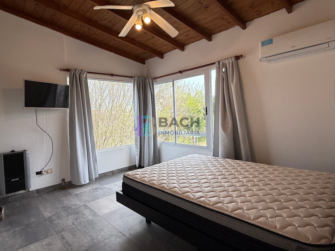 Departamento 3 ambientes en alquiler de verano por semanal a 150 metros del mar, 6 personas UF3