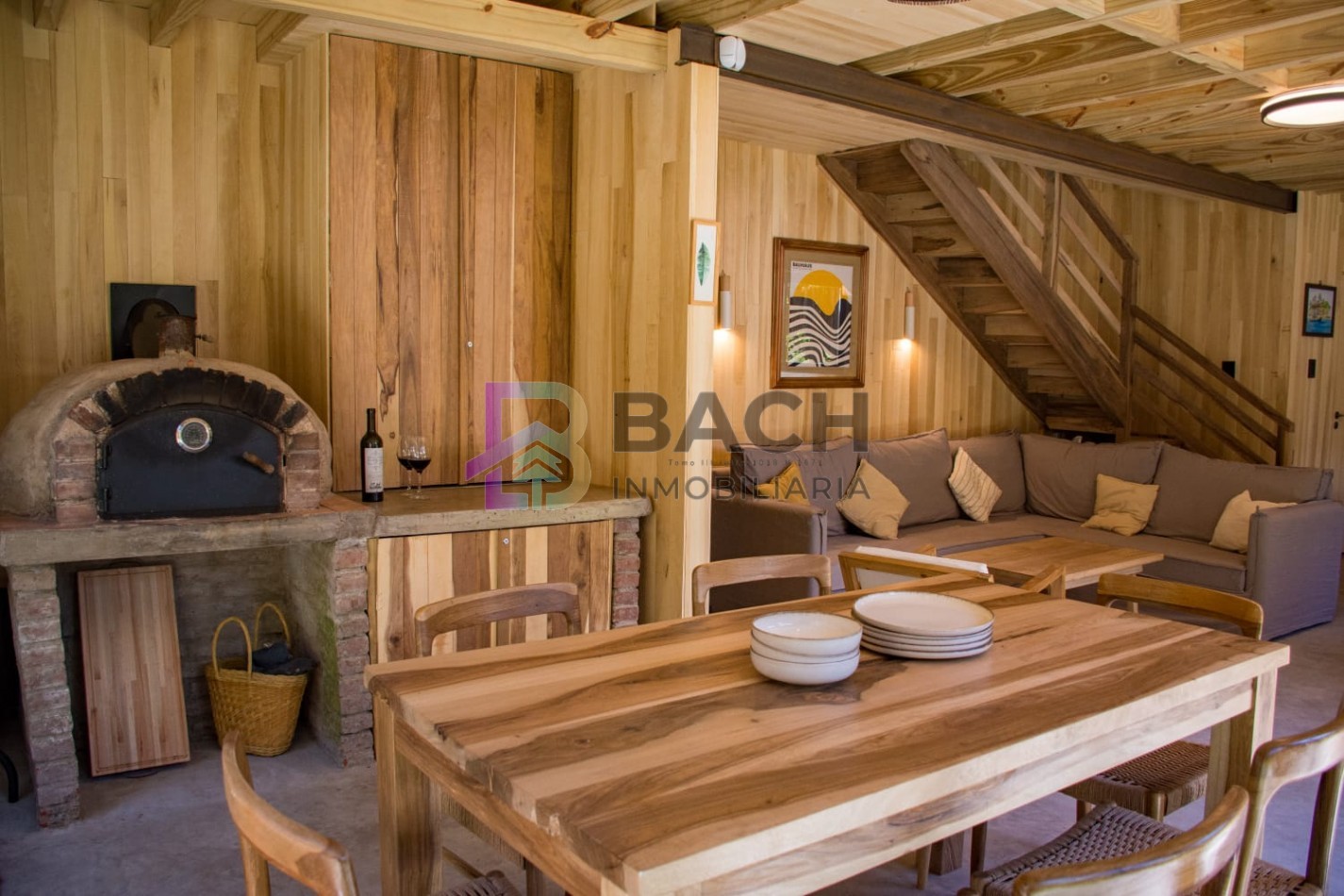 Casa en alquiler semanal para 6 personas en pinamar norte, con pisicina climatizada 