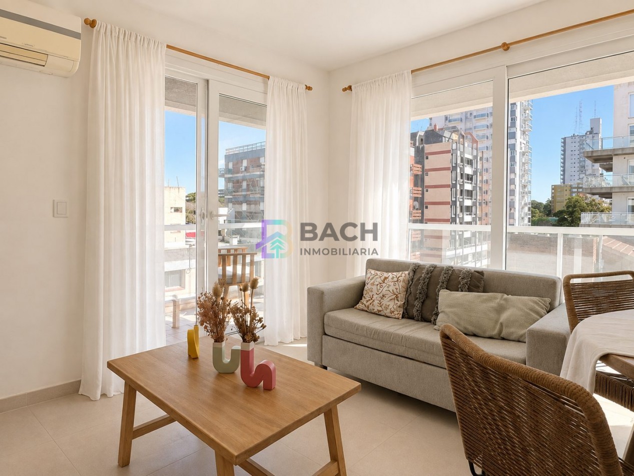 Departamento 2 ambientes en alquiler de verano en Pinamar, moderno, centrico, luminoso, Renata 30