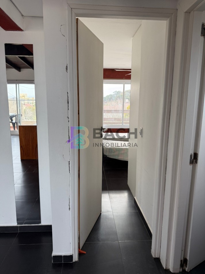 Departamento en alquiler de verano por semana cerca del mar, 3 ambientes con terraza para seis personas UF 6