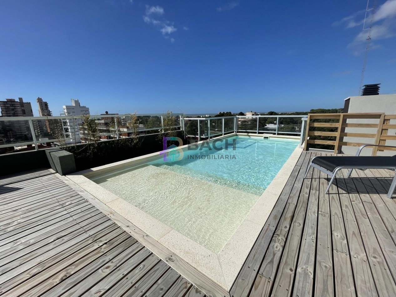 Moderno departamento 3 ambientes en venta, Pinamar centro. A estrenar