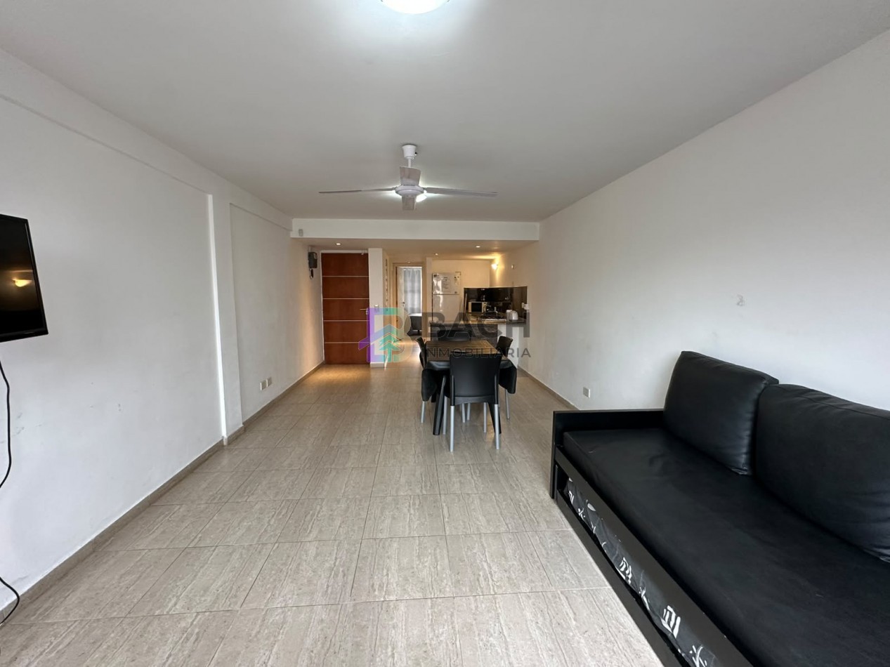 Departamento en alquiler de verano por semana cerca del mar, 2 ambientes con balcon para cuatro personas UF 1