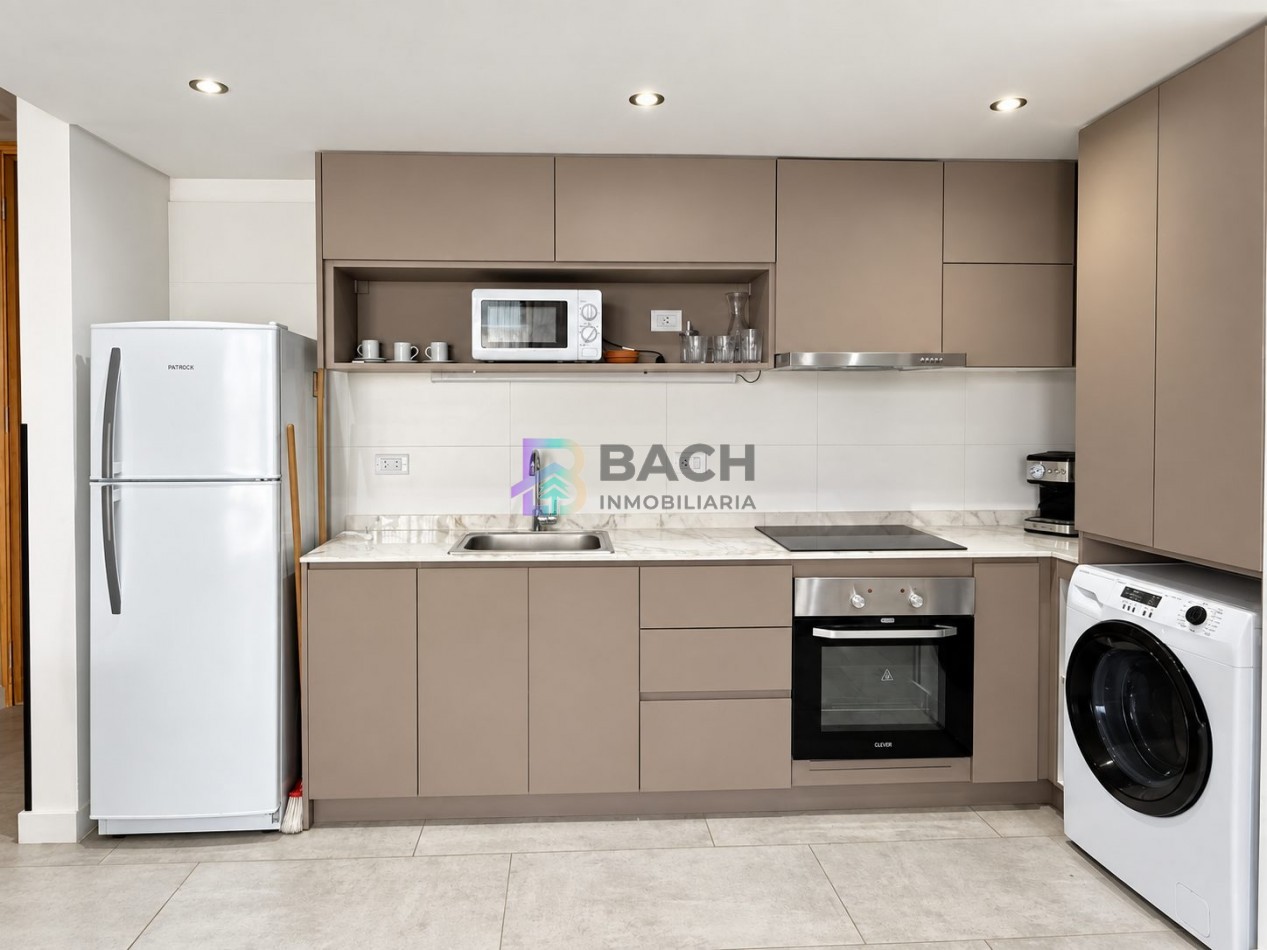 Venta departamento 2 ambientes modeno en pinamar, con cochera y baulera