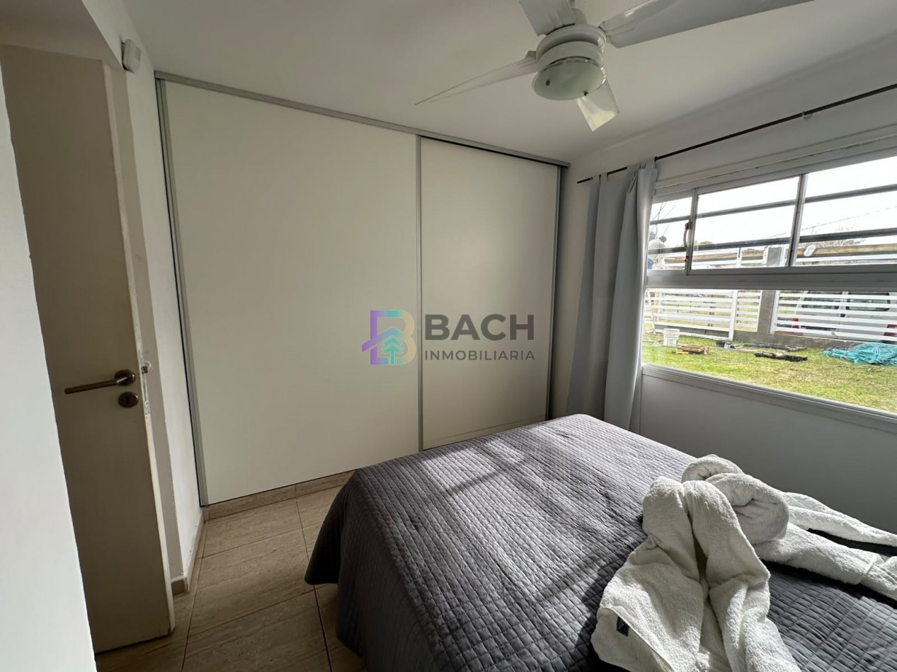 Departamento en alquiler de verano por semana cerca del mar, 2 ambientes con balcon para cuatro personas UF 1