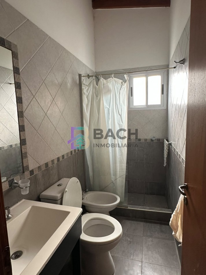 Departamento 3 ambientes en alquiler de verano por semanal a 150 metros del mar, 6 personas UF5