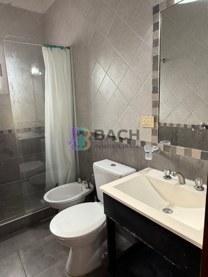 Departamento 3 ambientes en alquiler de verano por semanal a 150 metros del mar, 6 personas UF3