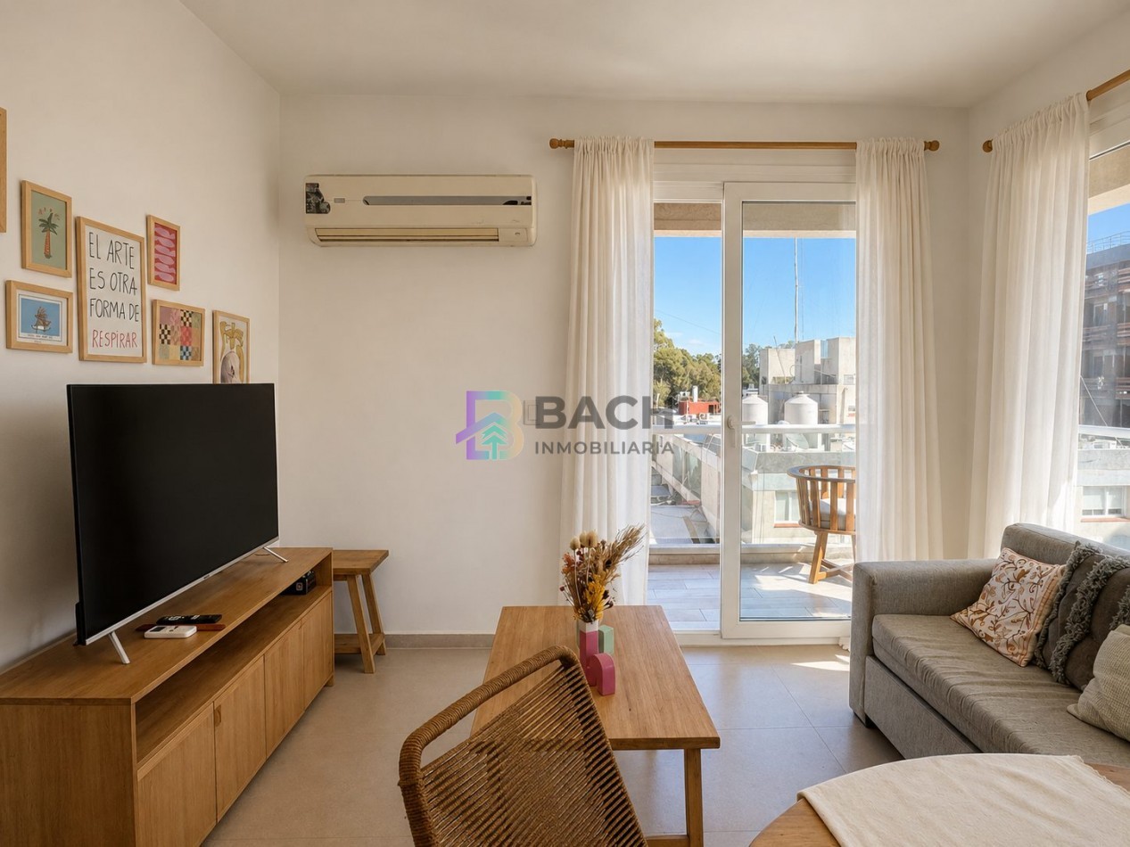 Departamento 2 ambientes en alquiler de verano en Pinamar, moderno, centrico, luminoso, Renata 30