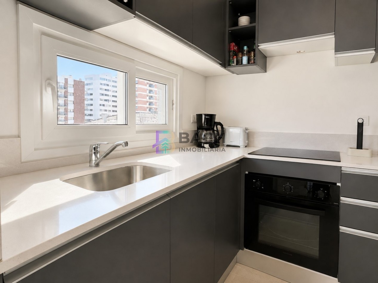 Departamento 2 ambientes en alquiler de verano en Pinamar, moderno, centrico, luminoso, Renata 30