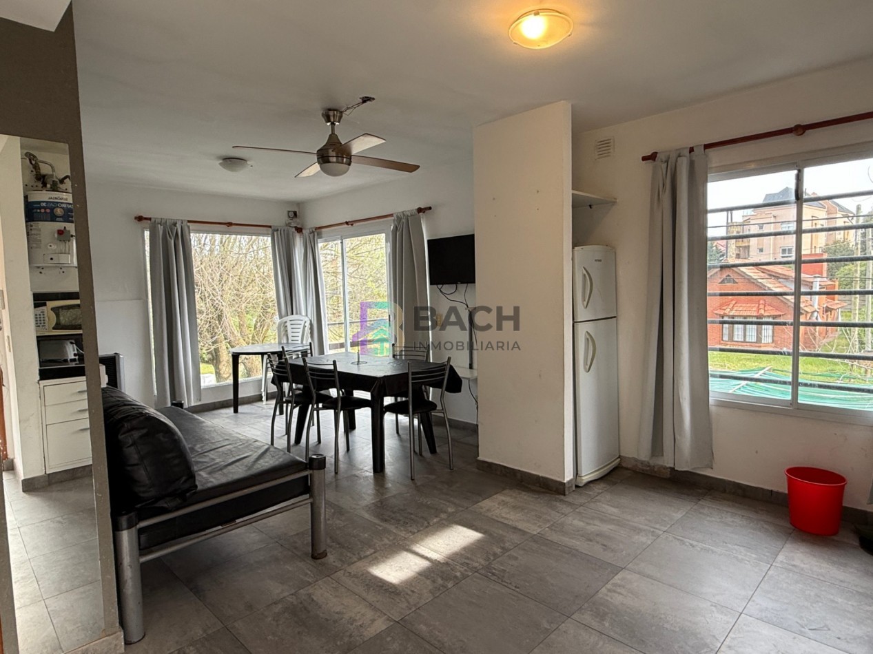 Departamento 3 ambientes en alquiler de verano por semanal a 150 metros del mar, 6 personas UF3