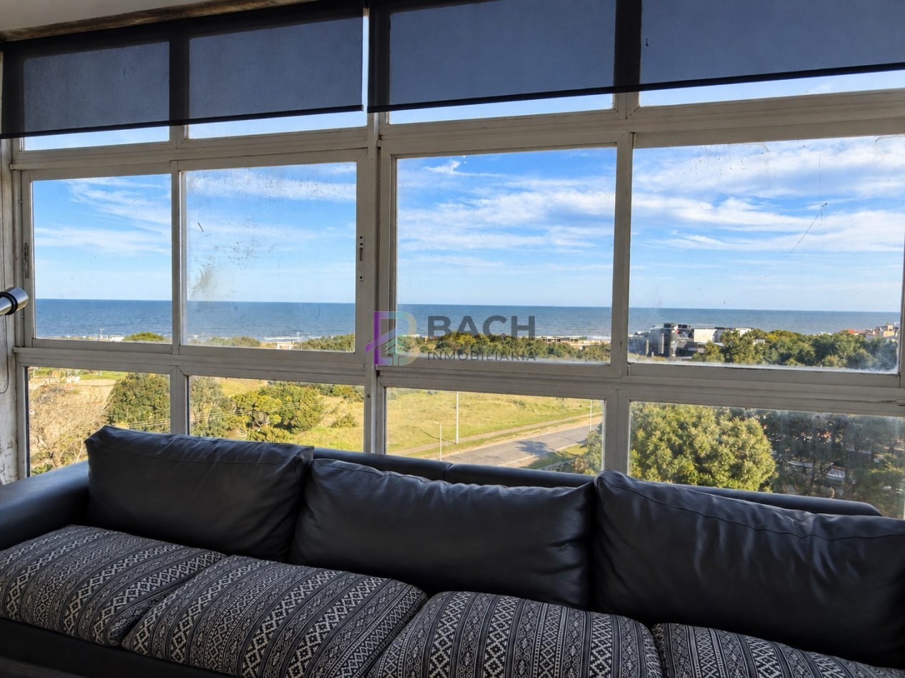 Departamento 4 ambientes con vista franca al mar en Pinamar sur