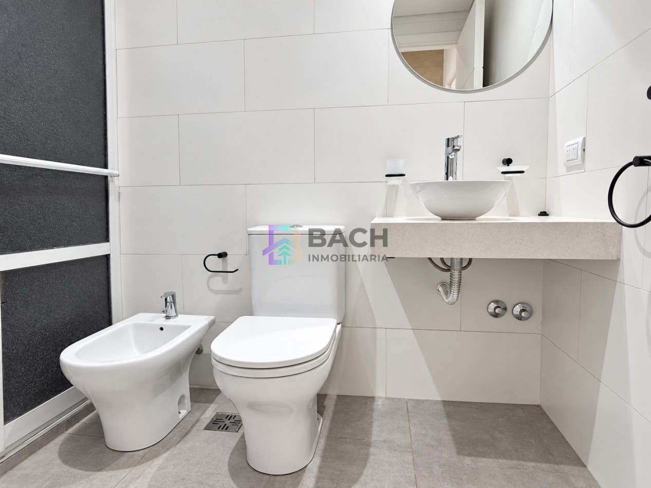 Venta departamento 2 ambientes modeno en pinamar, con cochera y baulera