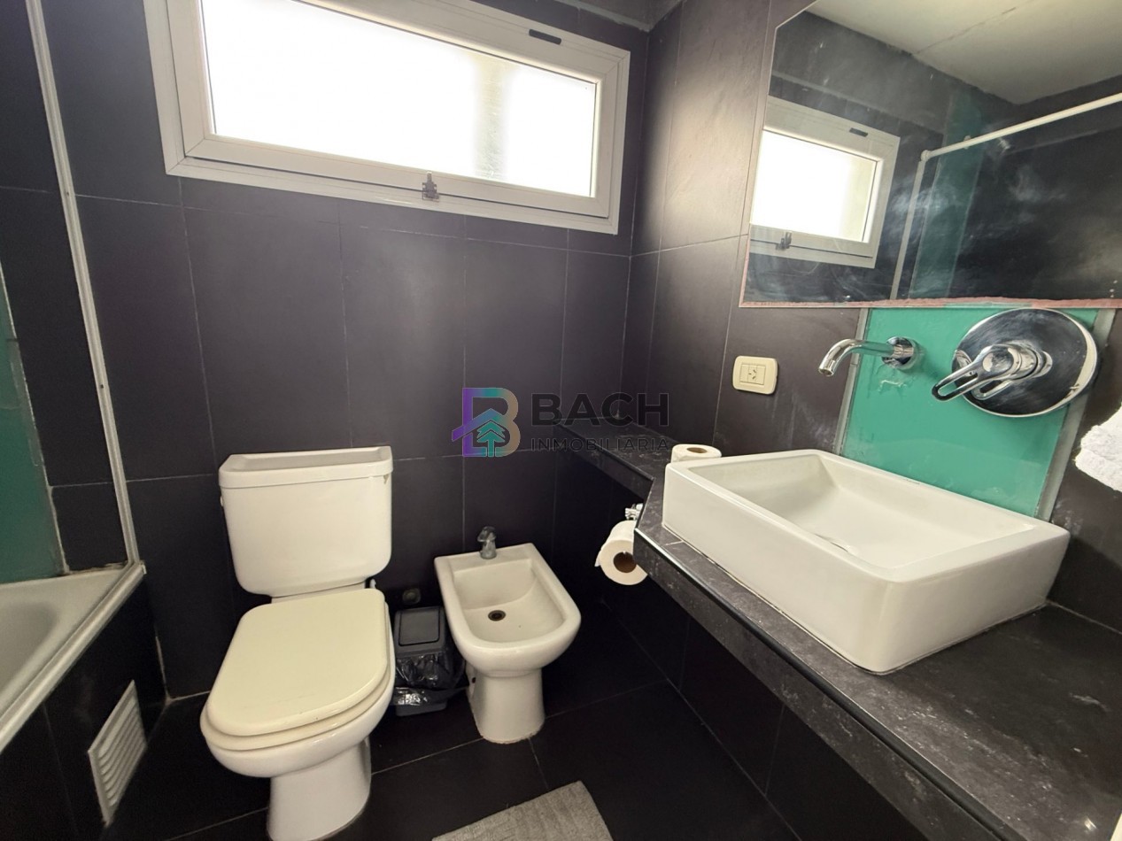Departamento en alquiler de verano por semana cerca del mar, 3 ambientes con terraza para seis personas UF 6