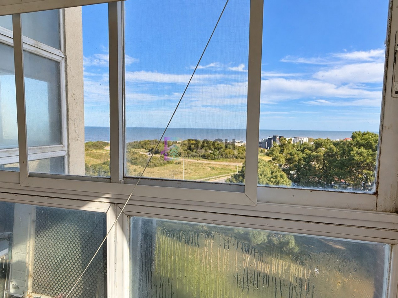 Departamento 4 ambientes con vista franca al mar en Pinamar sur