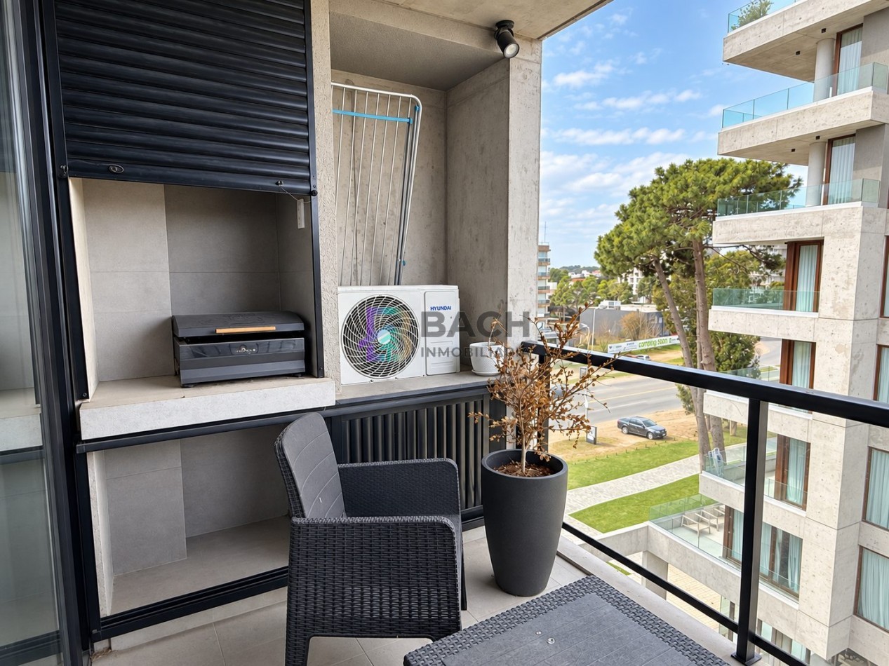 Venta departamento 2 ambientes modeno en pinamar, con cochera y baulera