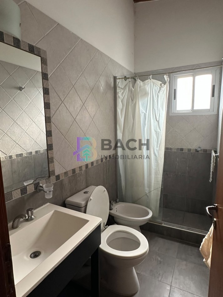 Departamento 3 ambientes en alquiler de verano por semanal a 150 metros del mar, 6 personas UF5
