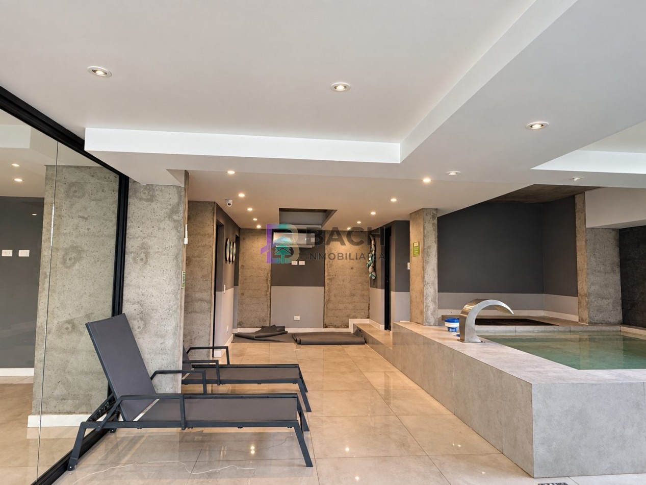 Venta departamento 2 ambientes modeno en pinamar, con cochera y baulera