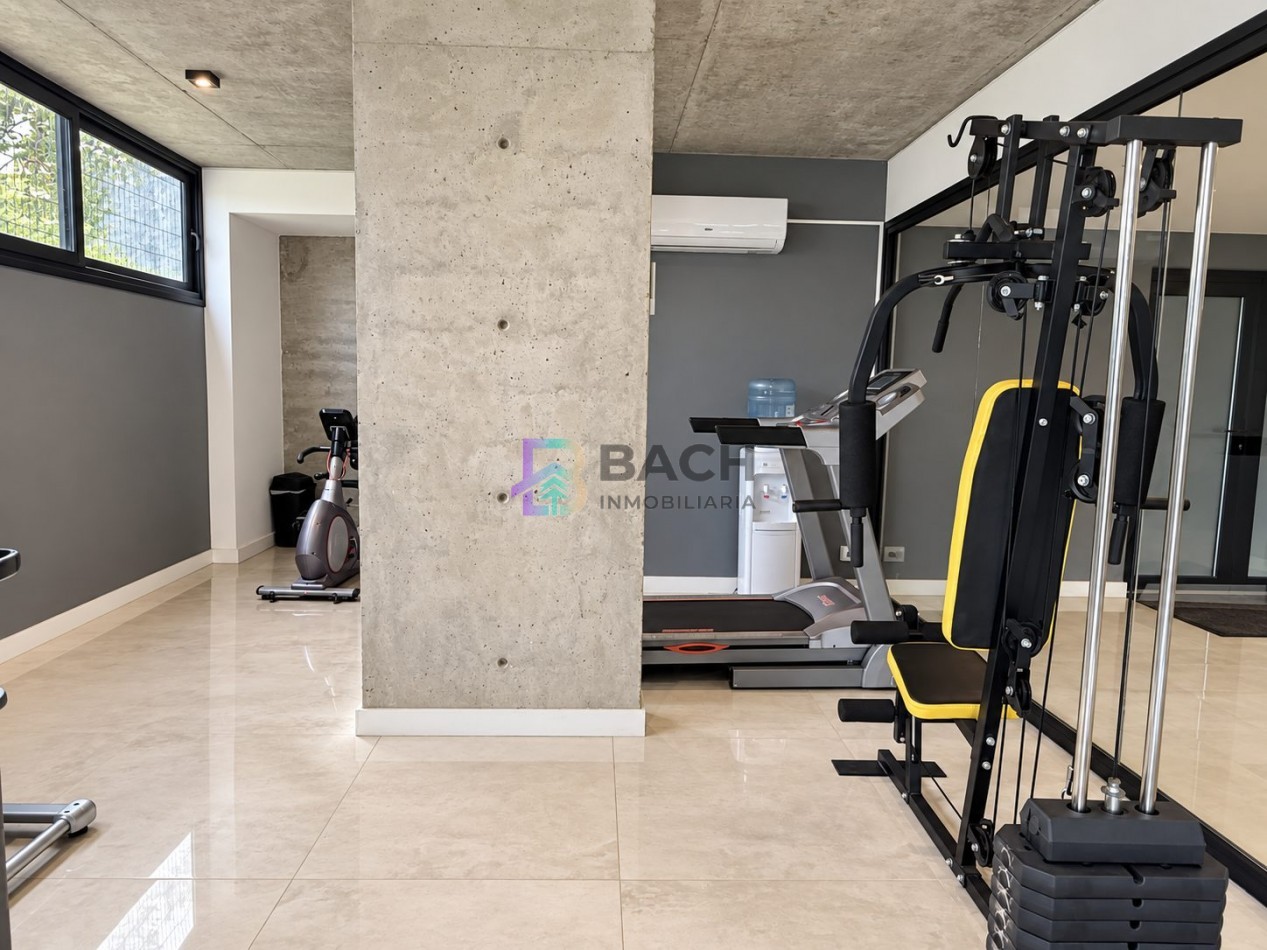 Venta departamento 2 ambientes modeno en pinamar, con cochera y baulera