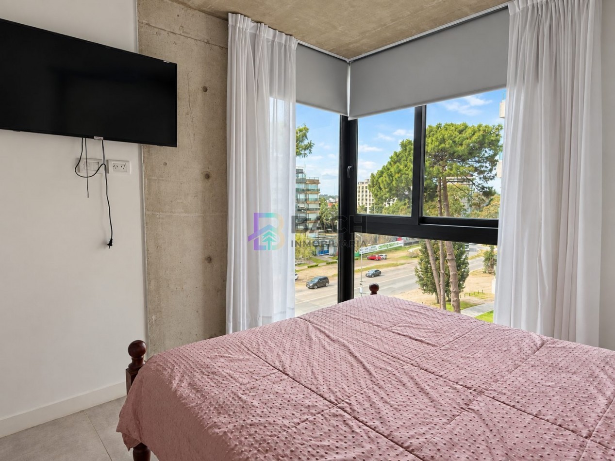 Venta departamento 2 ambientes modeno en pinamar, con cochera y baulera