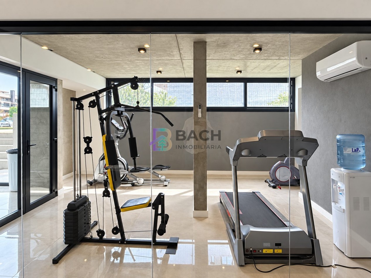 Venta departamento 2 ambientes modeno en pinamar, con cochera y baulera