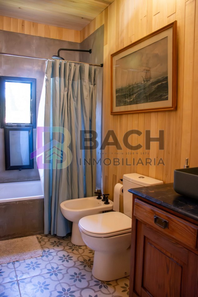 Casa en alquiler semanal para 6 personas en pinamar norte, con pisicina climatizada 