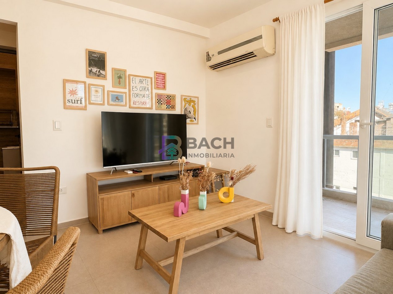Departamento 2 ambientes en alquiler de verano en Pinamar, moderno, centrico, luminoso, Renata 30