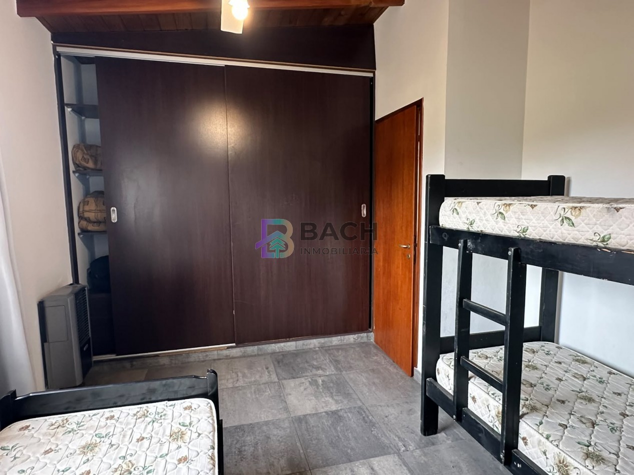 Departamento 3 ambientes en alquiler de verano por semanal a 150 metros del mar, 6 personas UF5