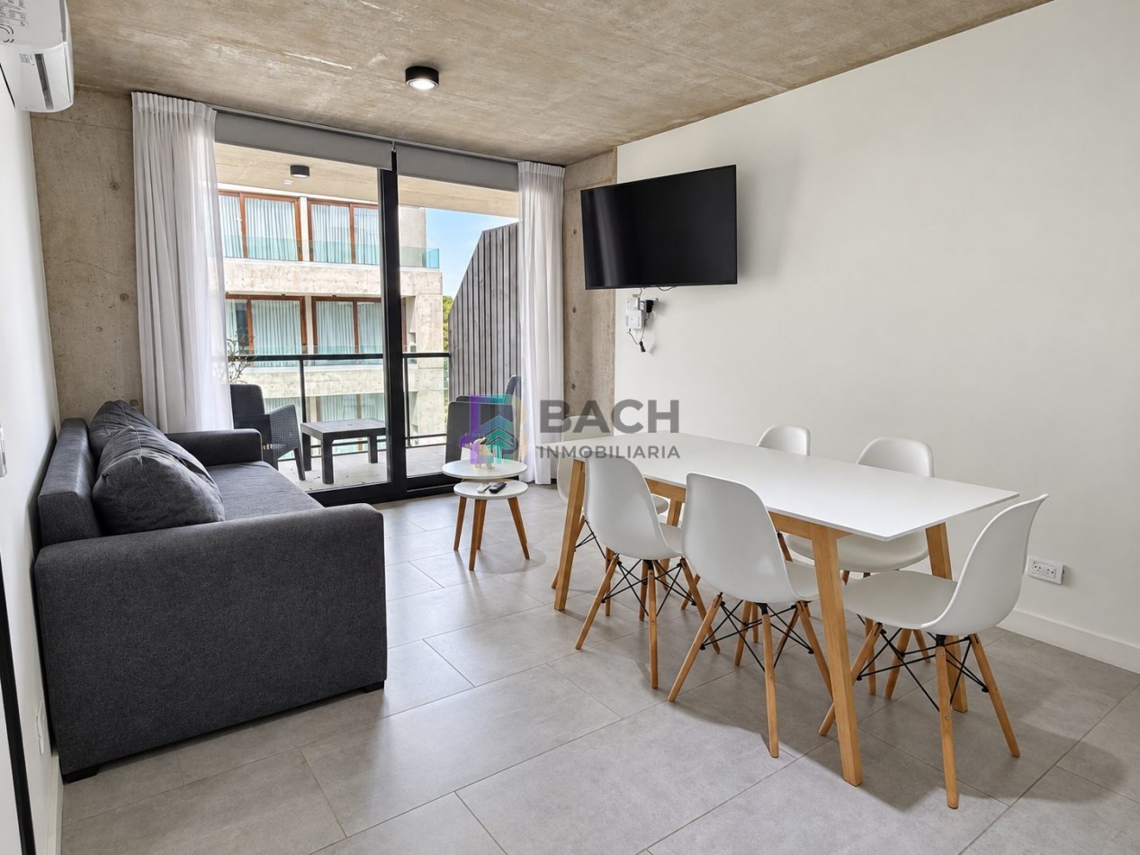 Venta departamento 2 ambientes modeno en pinamar, con cochera y baulera