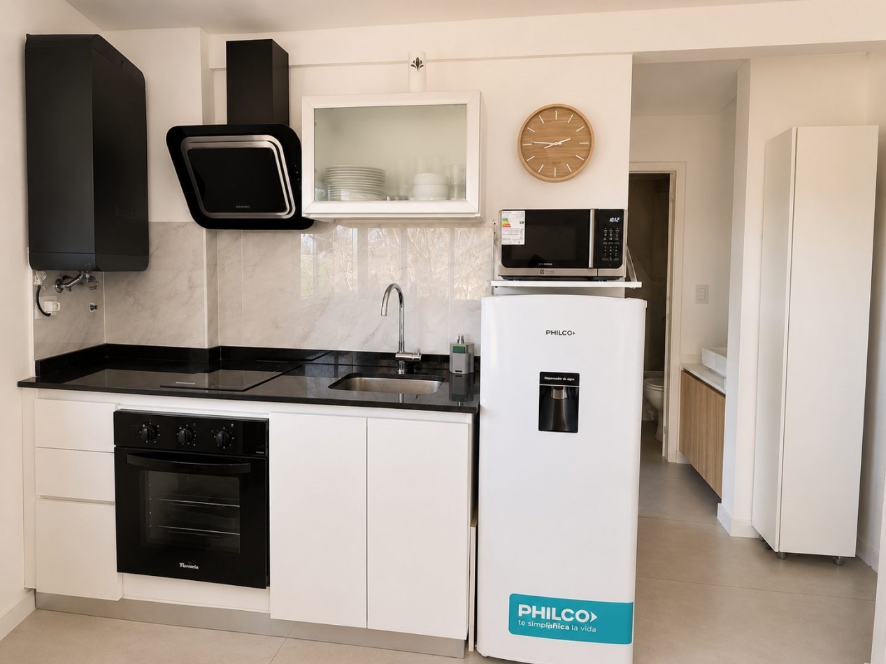 Departamento 2 ambiente en venta en Pinamar, a estrenar, moderno, con amenities - Evalua permuta parcial 