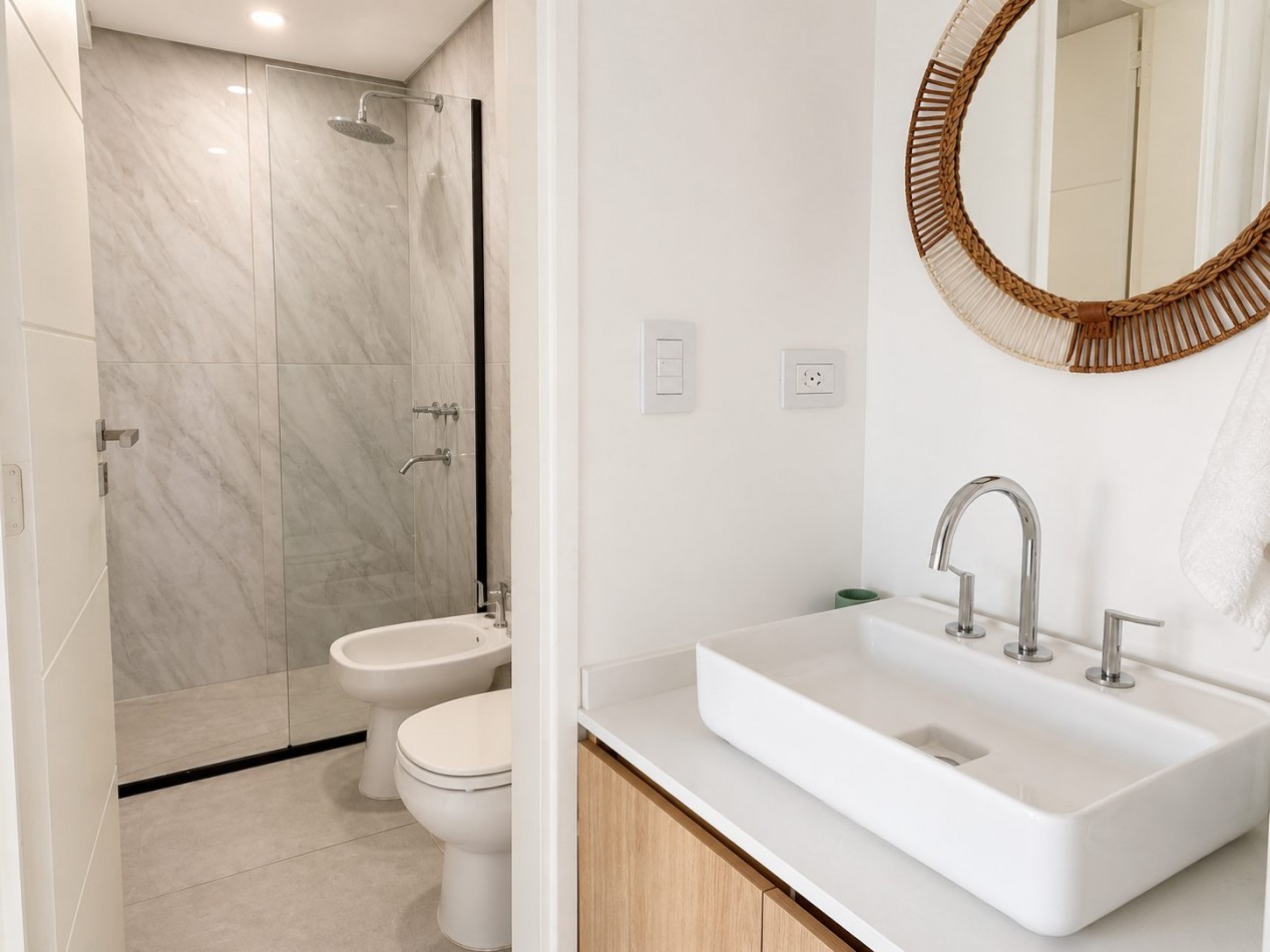 Departamento 2 ambiente en venta en Pinamar, a estrenar, moderno, con amenities - Evalua permuta parcial 