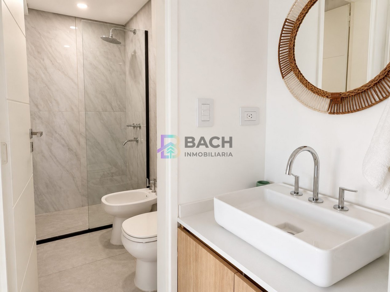 Departamento 2 ambiente en venta en Pinamar, a estrenar, moderno, con amenities - Evalua permuta parcial 