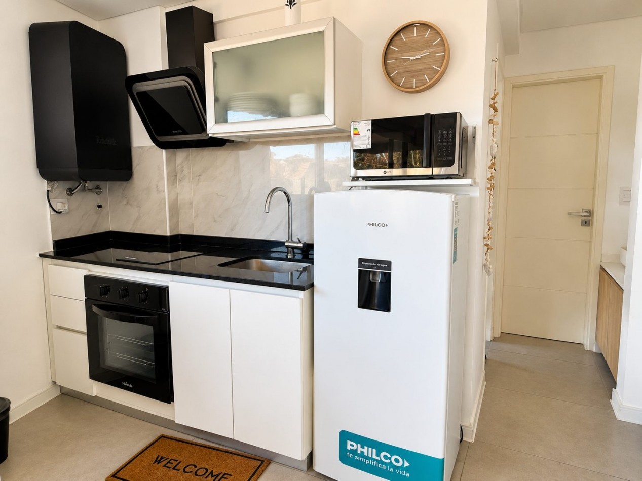 Departamento 2 ambiente en venta en Pinamar, a estrenar, moderno, con amenities - Evalua permuta parcial 