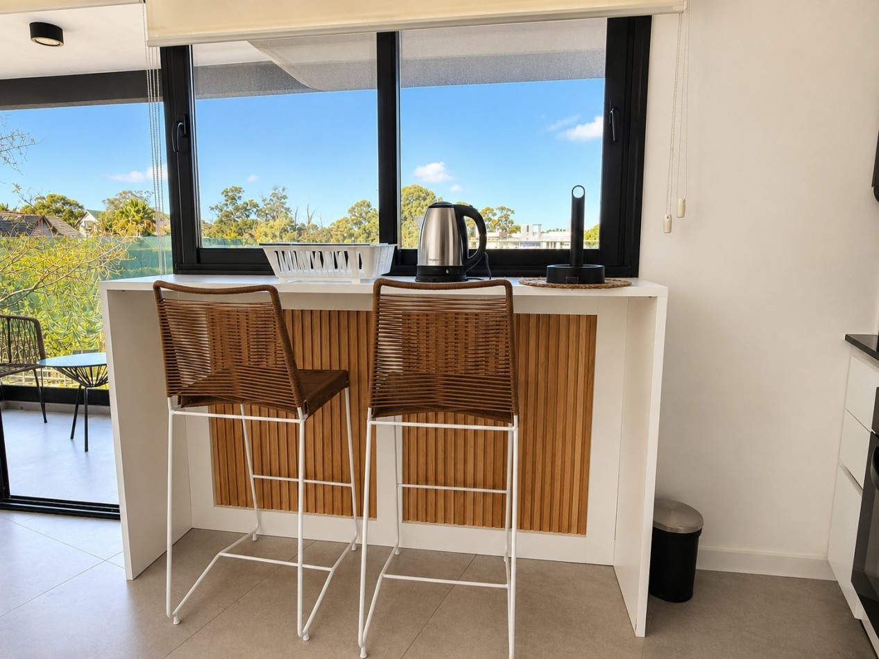 Departamento 2 ambiente en venta en Pinamar, a estrenar, moderno, con amenities - Evalua permuta parcial 