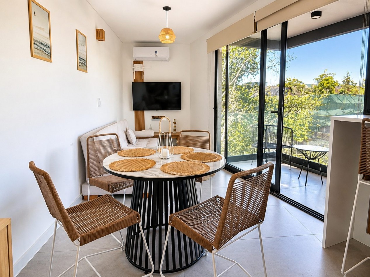 Departamento 2 ambiente en venta en Pinamar, a estrenar, moderno, con amenities - Evalua permuta parcial 